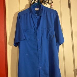 Mens Columbia fishing shirt size large
